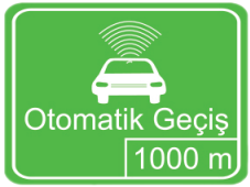 Başüstü Şerit Seçimi Levhası
