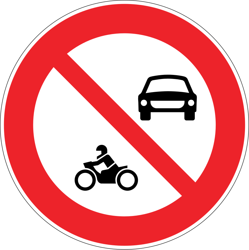 Motorlu Taşıt Giremez