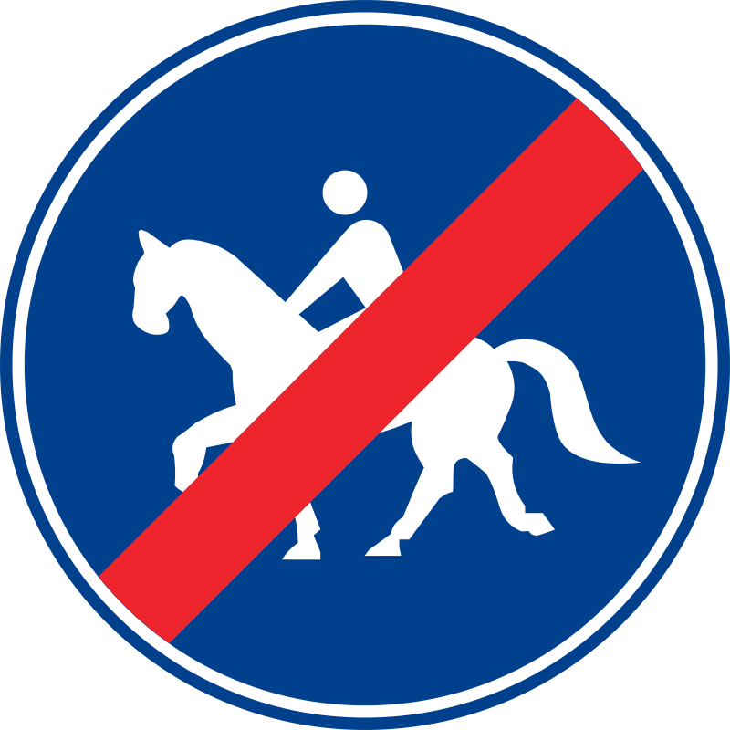 Mecburi Atlı Yolu Sonu