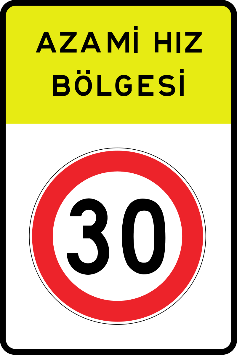 Okul Bölgesi Azami Hız Sınırı