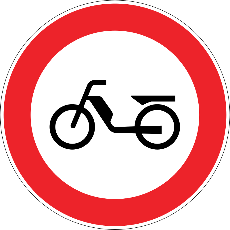 Motorlu Bisiklet Giremez